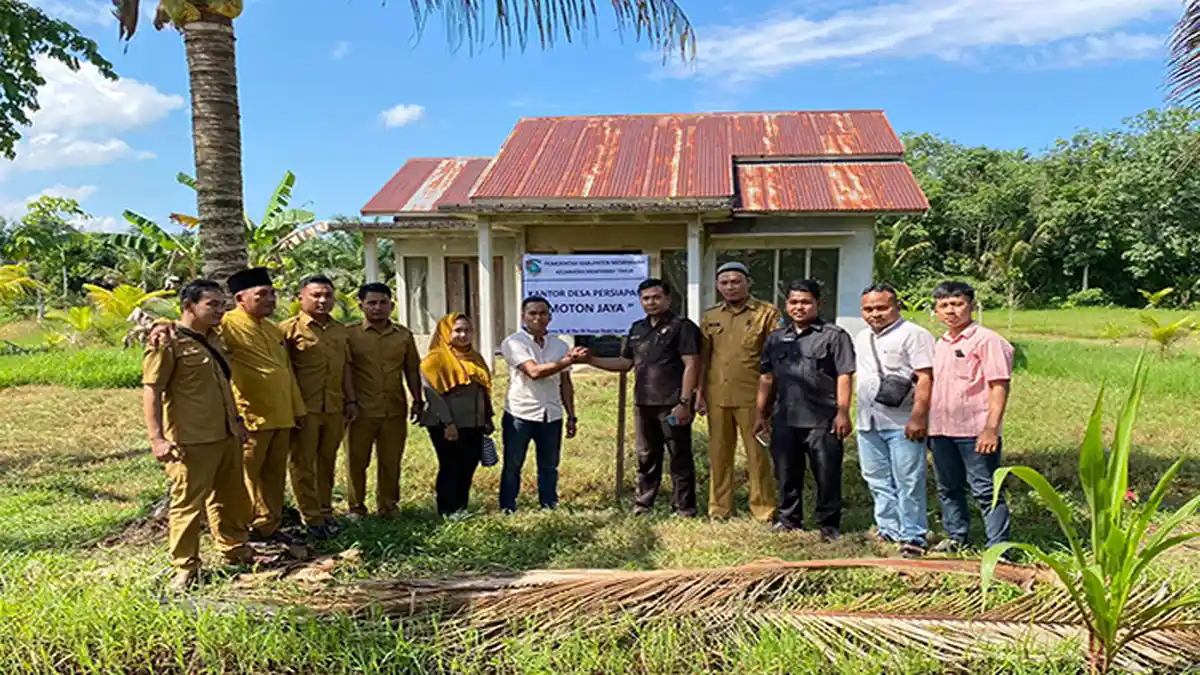 Pemekaran Desa Antibar Mempawah Timur, Kantor Sementara Desa Persiapan Moton Jaya Telah Ditetapkan