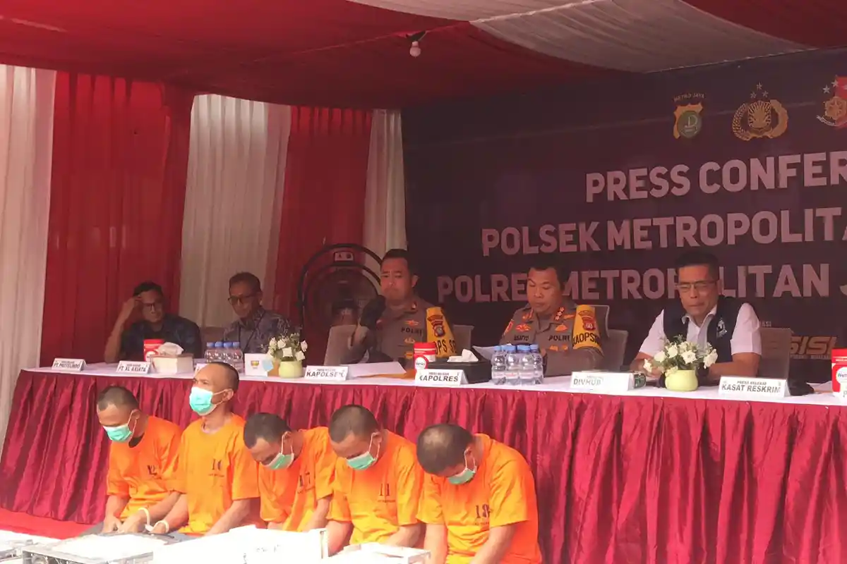 Kapolres Jakarta Pusat Beberkan Peran Enam Tersangka Kasus Pencurian Modul BTS 4G