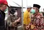 Mensos Risman Kunjungi Korbasn Bencana Alam Sulbar