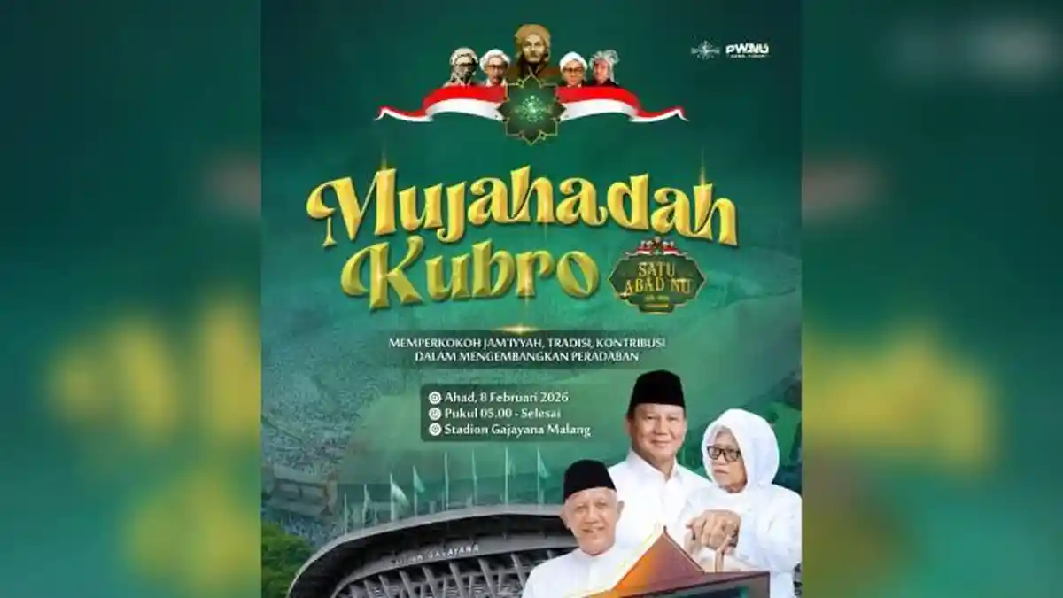 Presiden Prabowo Hadiri Mujahadah Kubro 1 Abad Nahdlatul Ulama
