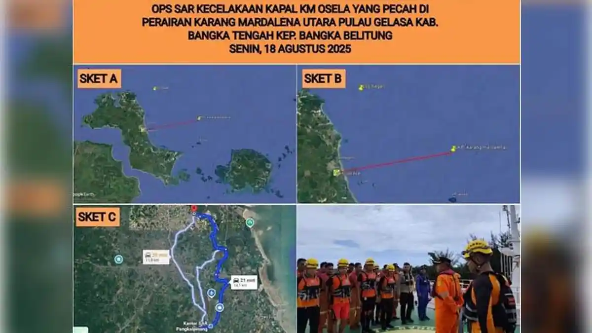 Kisah Dramatis Nelayan Hamzah: 4 Hari Terapung, Selamat Setelah Kapal Pecah di Laut Bangka