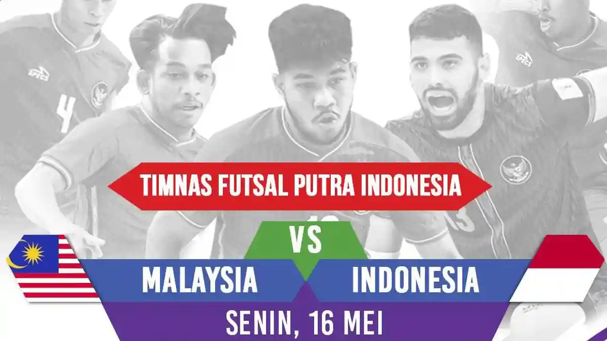 Live Streaming Timnas Futsal Indonesia vs Malaysia Kick Off 13.00 WIB