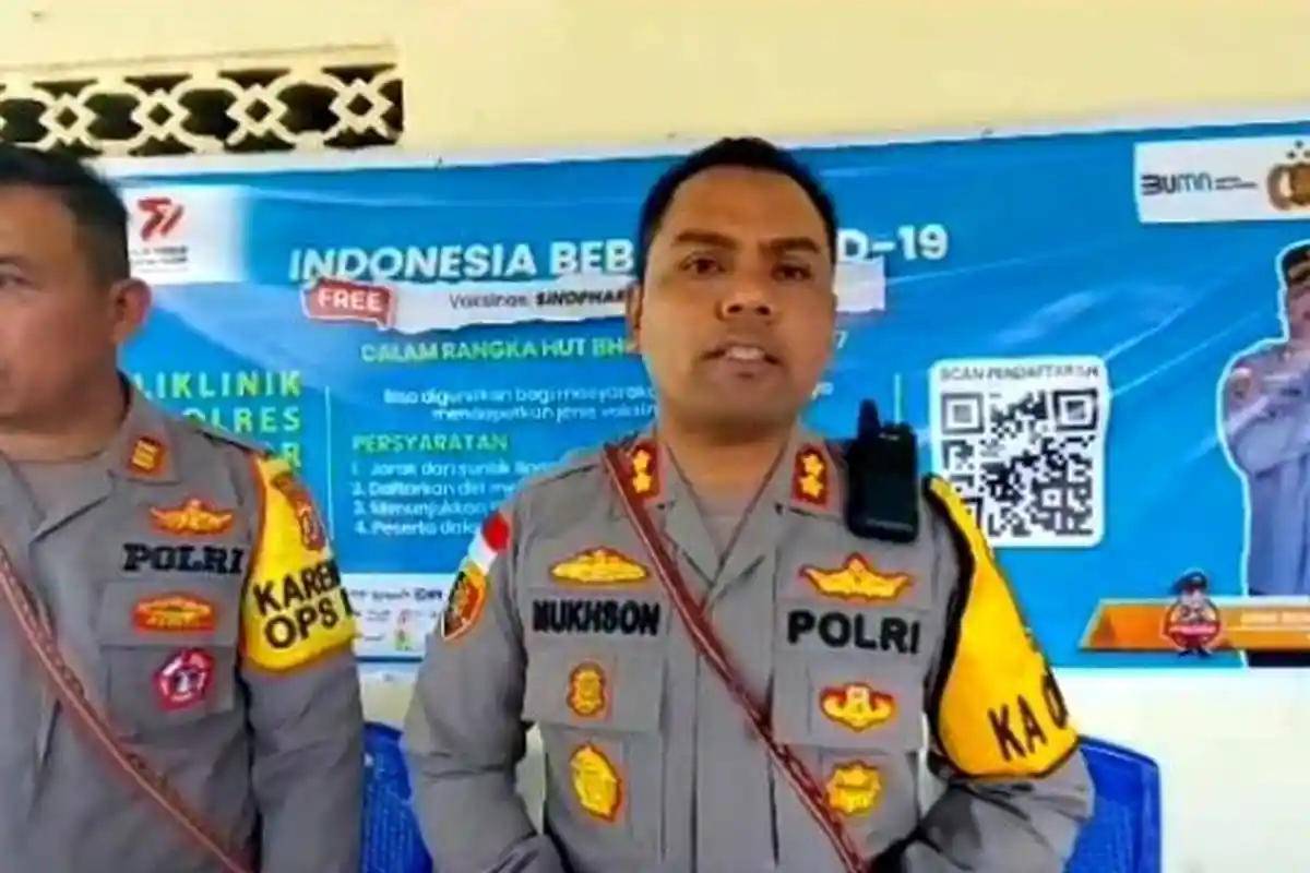 Sambut HUT Bhayangkara ke-77, Polres Timor Tengah Utara Buka Pelayanan Vaksinasi Covid-19 