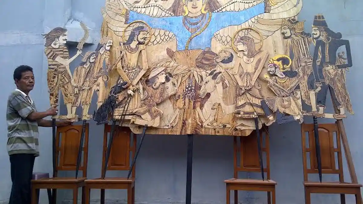 Sambut Natal, Gereja Santo Petrus Grobogan Pentaskan Wayang Wahyu