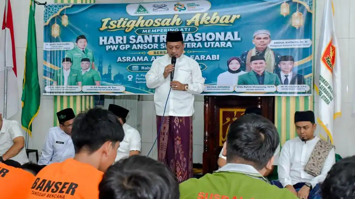 Dedikasi Santri untuk Negeri Jadi Sorotan Ketua PWNU Sumut