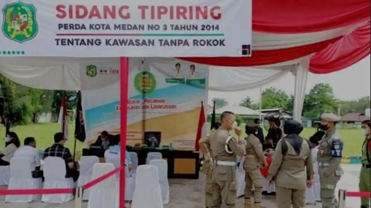 SIDAK Kawasan Tanpa Rokok, Hari Ini 10 Orang Kena Sanksi dan Disidang