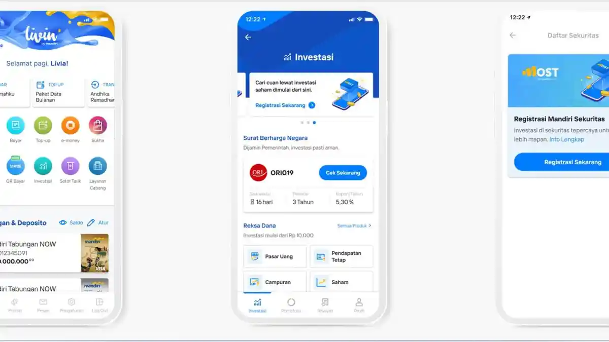 Cara dan Syarat Buka Rekening Dana Nasabah RDN Mandiri di Livin by ...