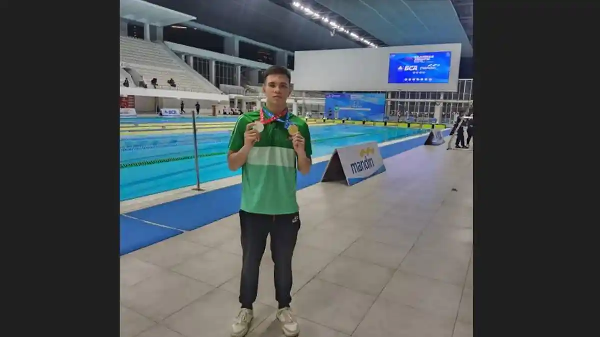 Atlet Renang Sumut, Giony Ruben Siahaan Sabet Emas Kejurnas Akuatik 2026