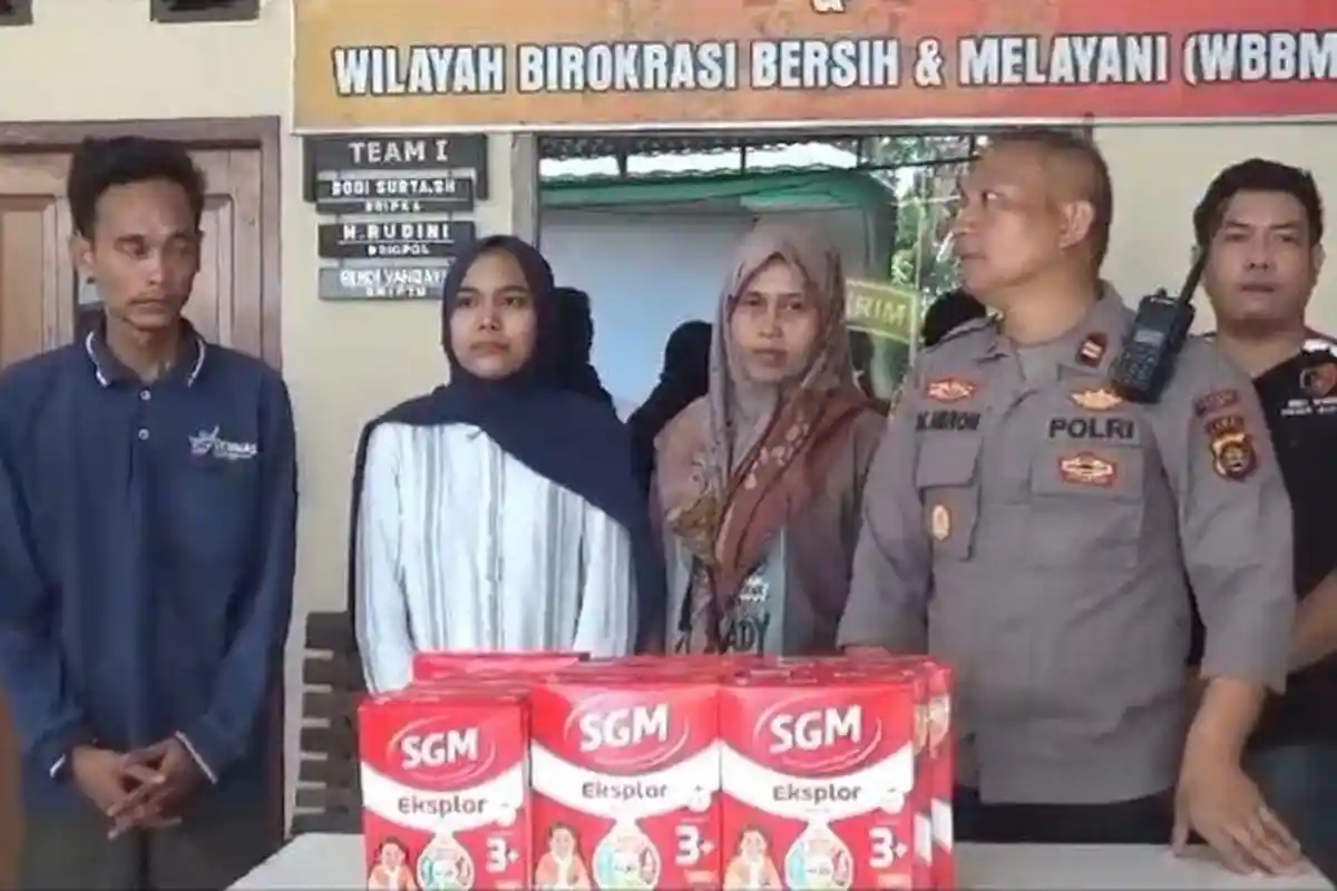 Anaknya Kelaparan, Pria di Jambi Nekat Maling Kotak Susu, Kini Dibebaskan, Polisi Beri 'Hadiah'