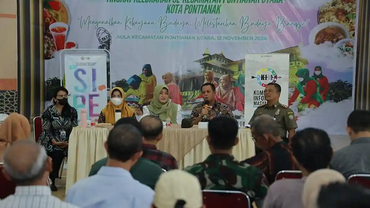 Kesehatan dan Ketertiban Jadi Topik Diskusi Masyarakat Pontianak Utara