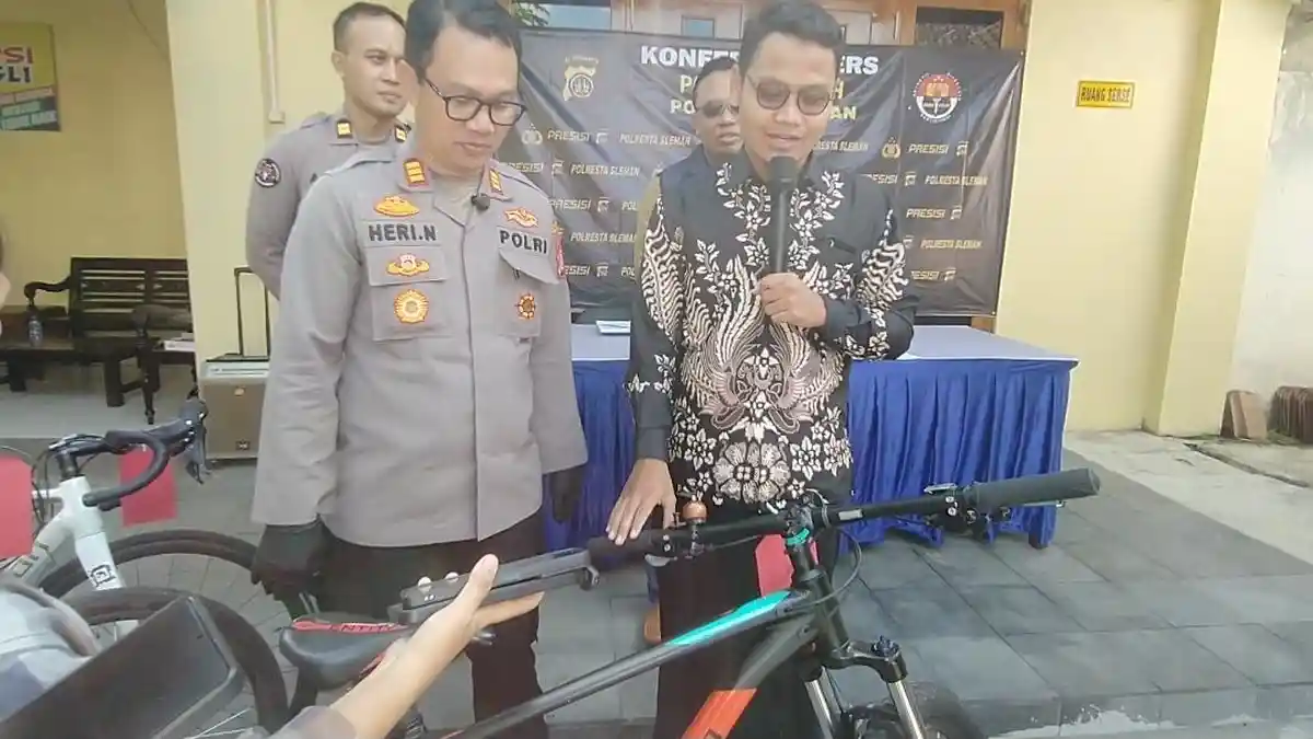 Senangnya Yusuf, Sepeda Hadiah Bupati Hilang Dicuri, Kini Kembali - Tribunjogja.com