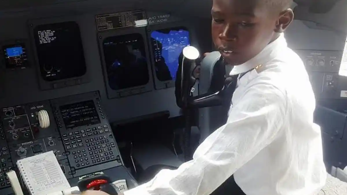 Kisah Pilot Cilik Asal Uganda, Tiga Kali jadi Co-pilot Pesawat Cessna 172