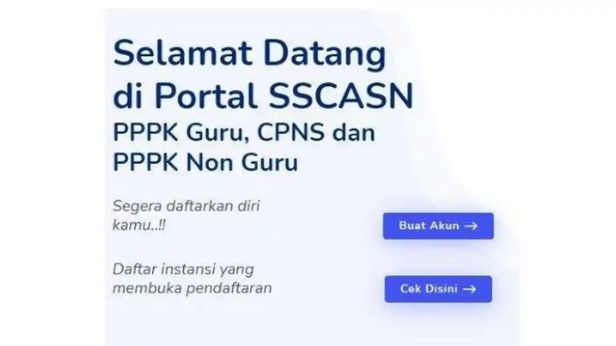 Cara Daftar di sscasn.bkn.go.id untuk Daftar CPNS dan PPPK 2022, Berikut Syarat yang Dilengkapi
