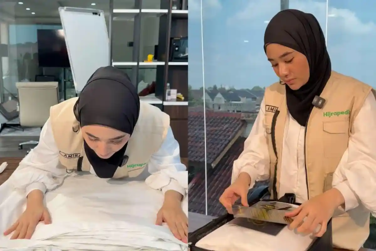 Viral, Artis Clara Shinta Unboxing Kain Kafan Bikin Warganet Kaget hingga Terenyuh Ingat Kematian