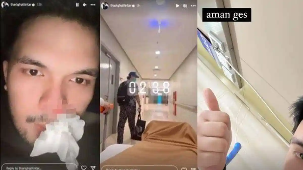 Kronologi, Penyebab Thariq Halilintar Dirawat ke Rumah Sakit Dini Hari, Hidung Berdarah Hingga Lemas