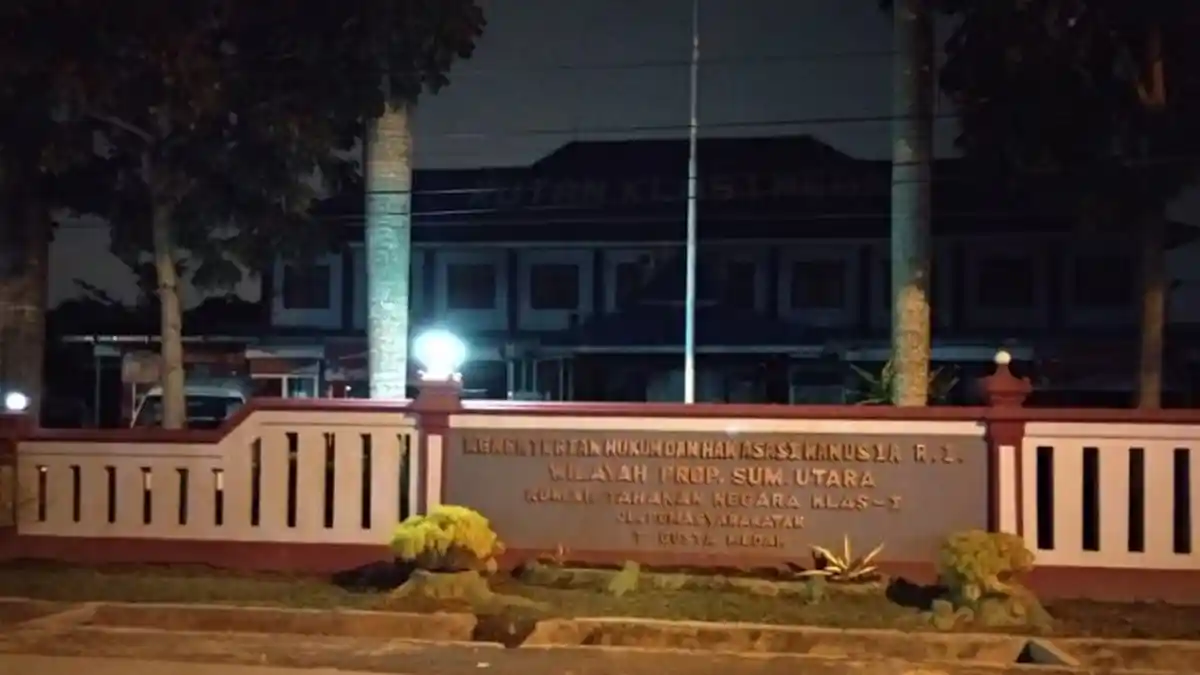 Pascakebakaran, Malam Ini  Rutan Tanjung Gusta Gelap Gulita