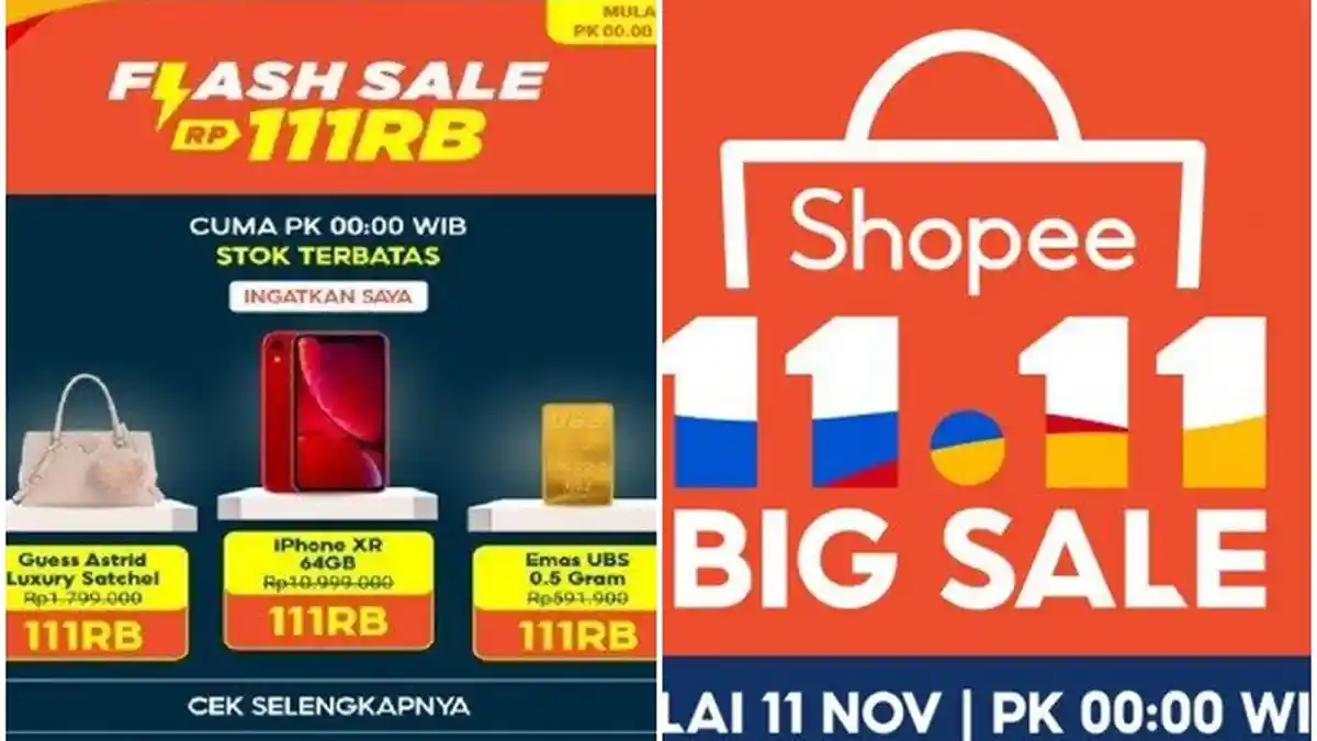 Serbu Promo 11.11 Hari Ini, Begini Cara Dapat Kode Shopee, Lazada ...