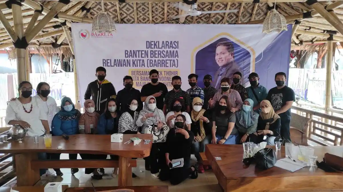 Perempuan Banten Barreta, Deklarasi Dukungan Model Kepemimpinan Erick Thohir