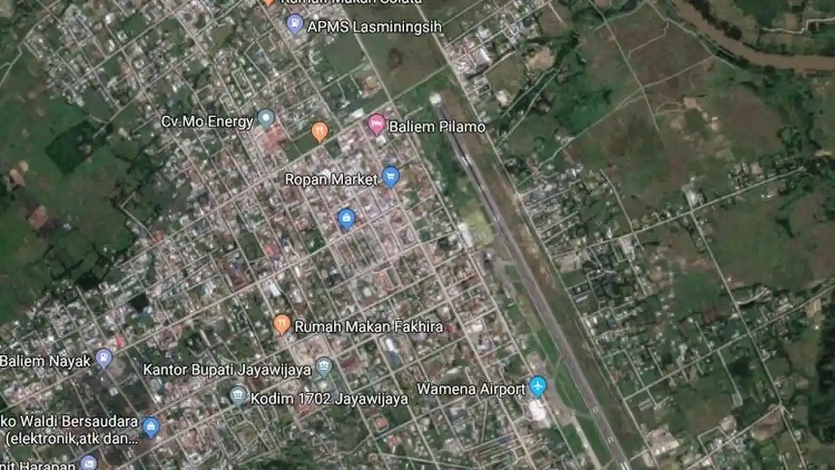 Selain Membakar Rumah Warga, Massa Juga Membakar Kantor Bupati Wamena