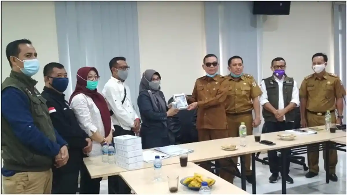 Pilkada 2020 Usai, KPU Muratara Hibahkan 500-an Thermogun