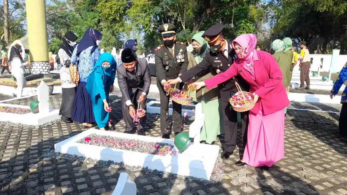 Bakti Pahlawan, Gelar Upacara Ziarah Tabur Bunga di TMP Nusa Bhakti Cepu