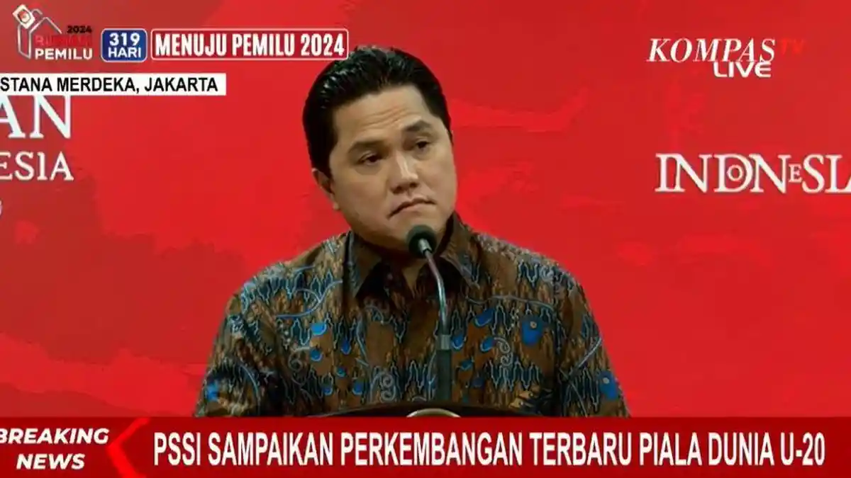 2 Instruksi Jokowi pada Erick Thohir Soal Sepakbola di Indonesia