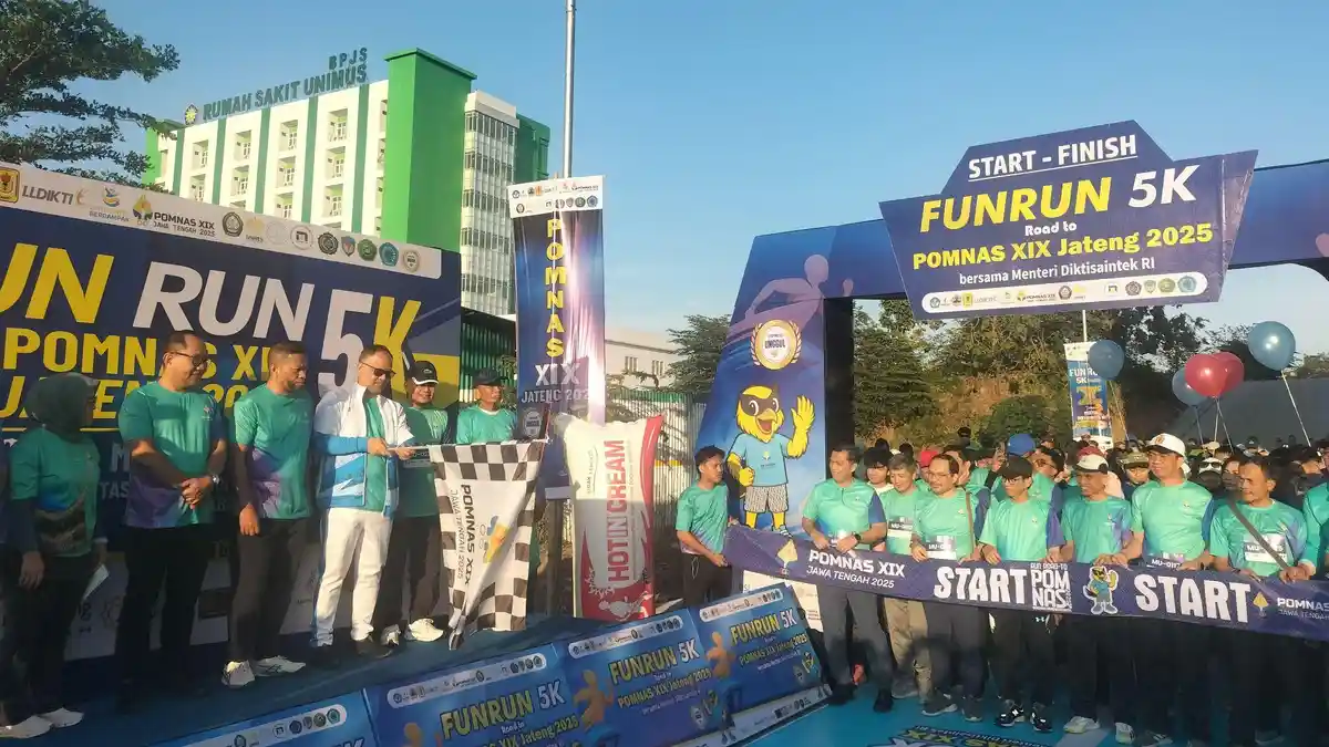 Unimus Gelar Fun Run 5K, Semarakkan POMNAS XIX 2025 Jateng