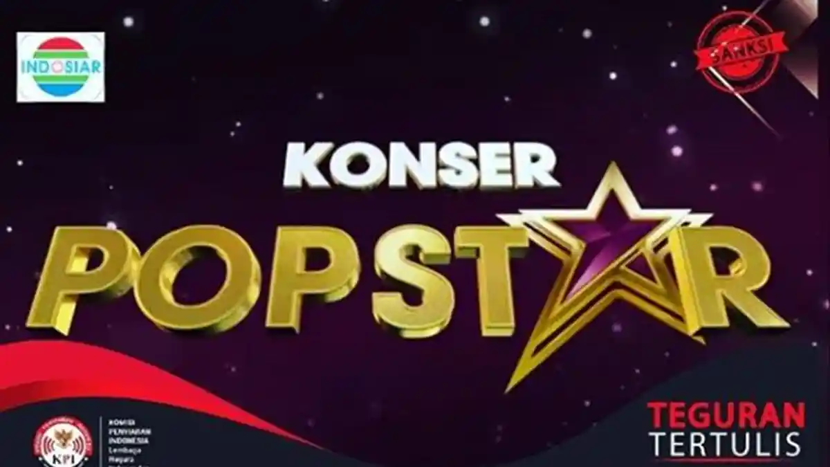 Konser Popstar Indosiar Kena Sanksi KPI Gara-gara Tayangkan Ciuman Bibir Pasutri Artis