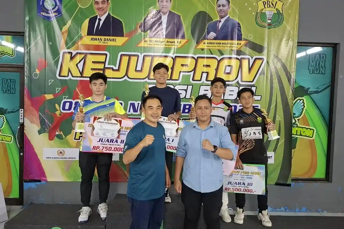 PBSI Babel Sukses Gelar Kejurprov Bulutangkis 2025