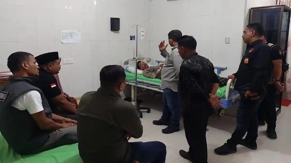 Panwaslih Aceh Utara Janji Tanggung Biaya Pengobatan Pengawas TPS yang Dianiaya Oknum PPS Rawa Itek