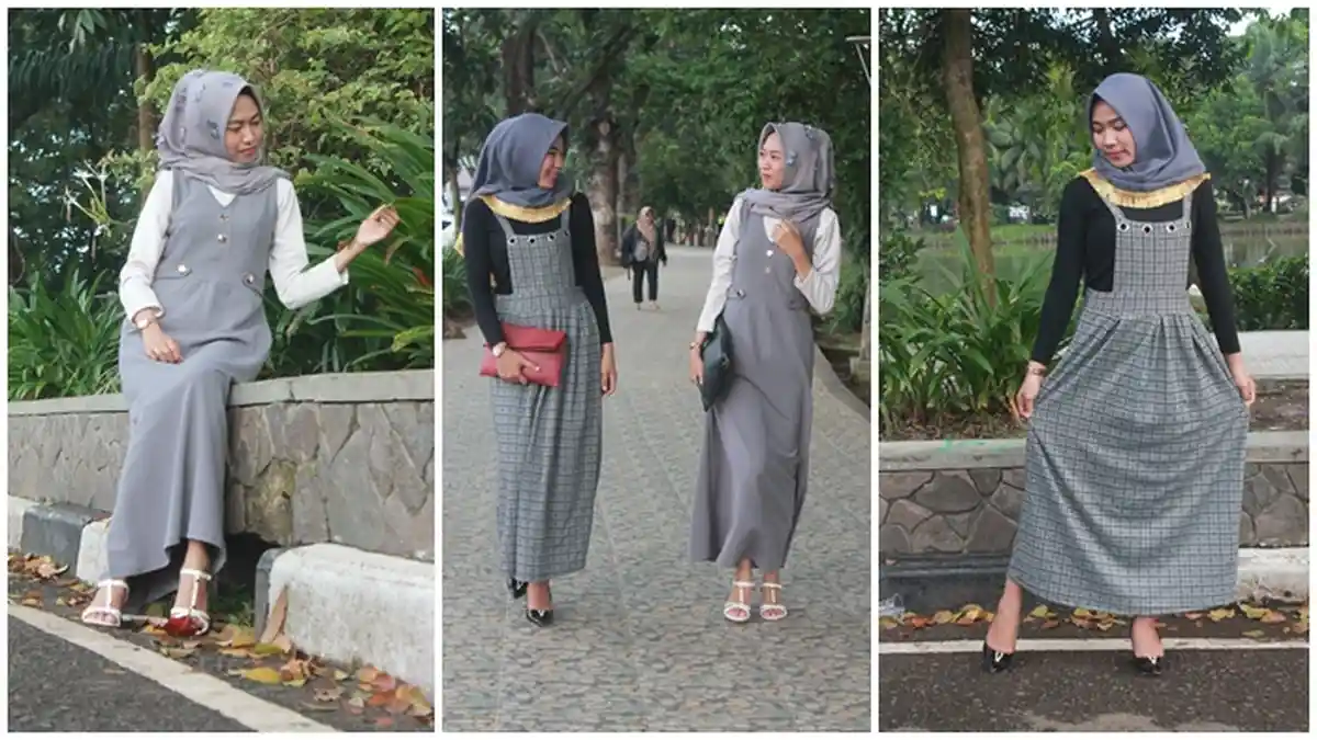Biar Tambah Nyaman, Hijabers Pilih Overall Bahan Ini