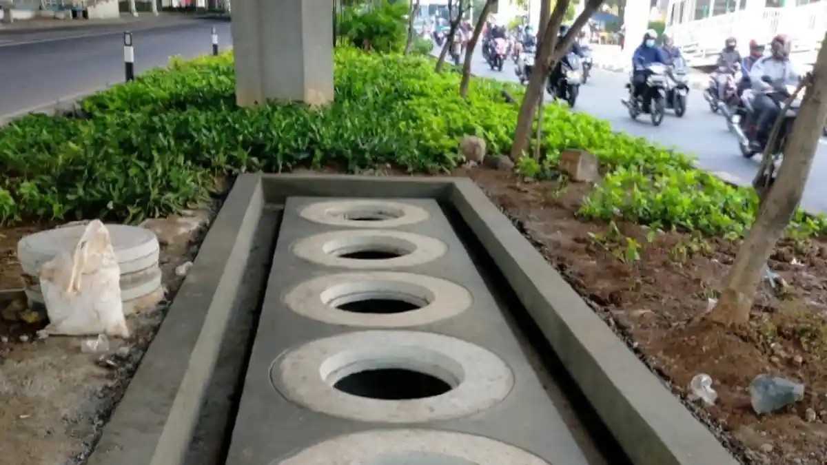 Pemkot Jakarta Pusat Pergoki Perusahaan Swasta yang Tak Punya Sumur Resapan