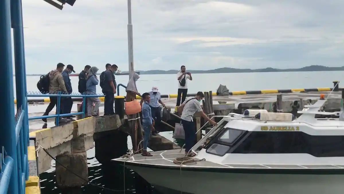 Pelabuhan Bulang Linggi Tak Ada Layanan GeNose, Penumpang Tes di Pelabuhan Roro: Ribet