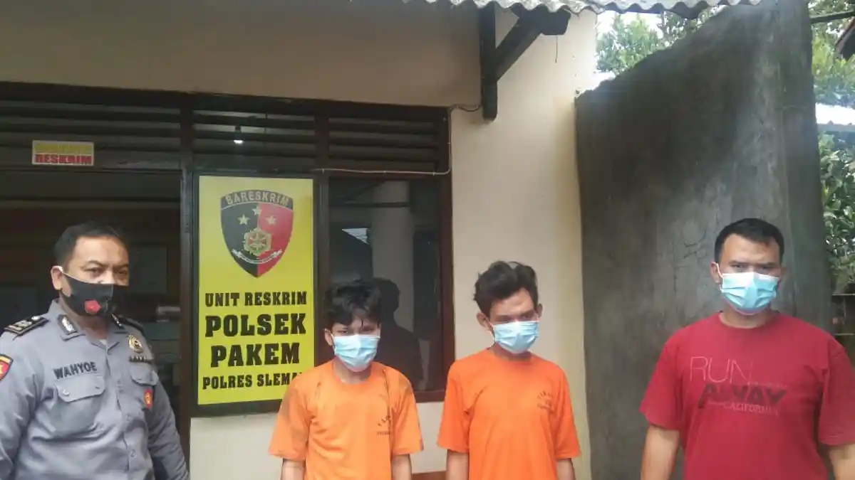 Polisi Tangkap Dua Maling Motor Spesialis Penginapan di Sleman