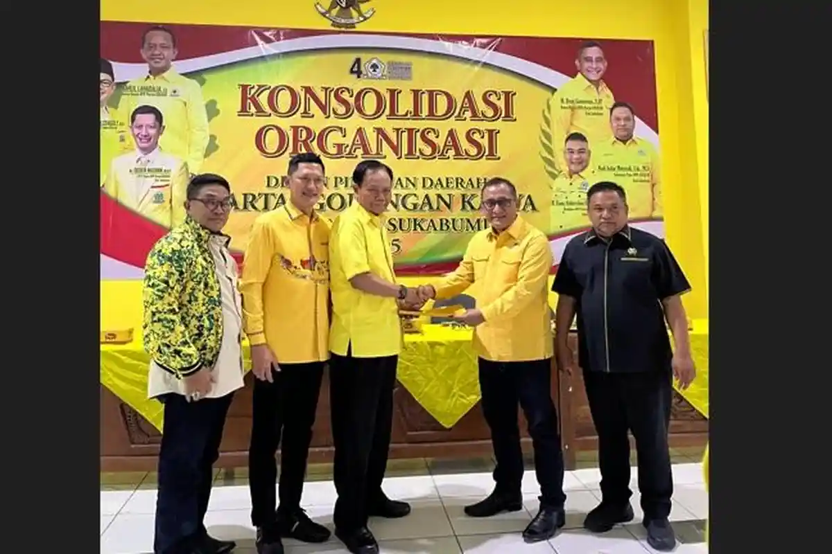 DPD Golkar Jabar Tunjuk Deden Nasihin sebagai PLT Ketua Golkar Kabupaten Sukabumi