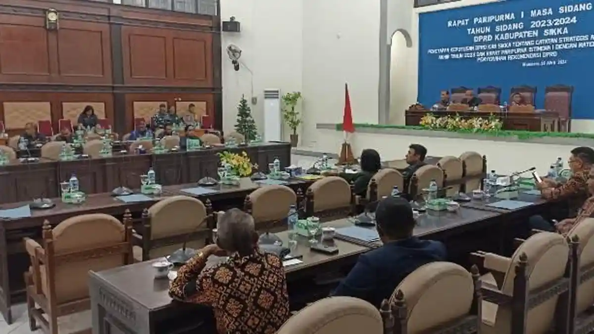Pimpinan Rapat Paripurna DPRD Sikka Skors Sidang Gara-gara Masalah Ini