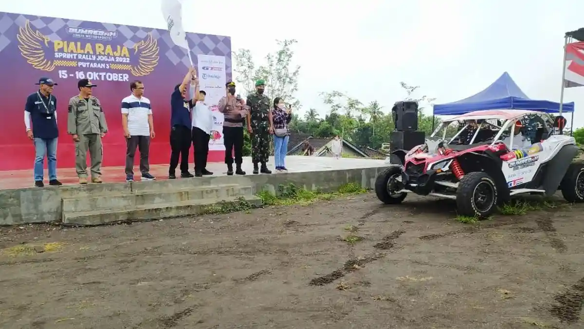 Resmi Dibuka, 52 Pereli Adu Cepat di Piala Raja Sprint Rally Jogja 2022 Putaran III Hari ini 