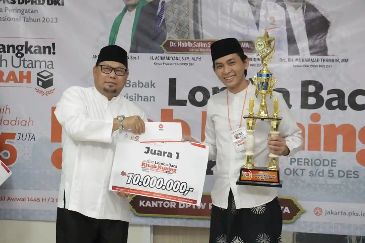 PKS Jakarta Antarkan Zidan ke Grand Final Lomba Baca Kitab Kuning Nasional