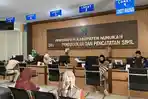 Pasca Lebaran, Aktivitas di Kantor Disdukcapil Nunukan Masih Lengang, Belum Ada Antrean Warga 