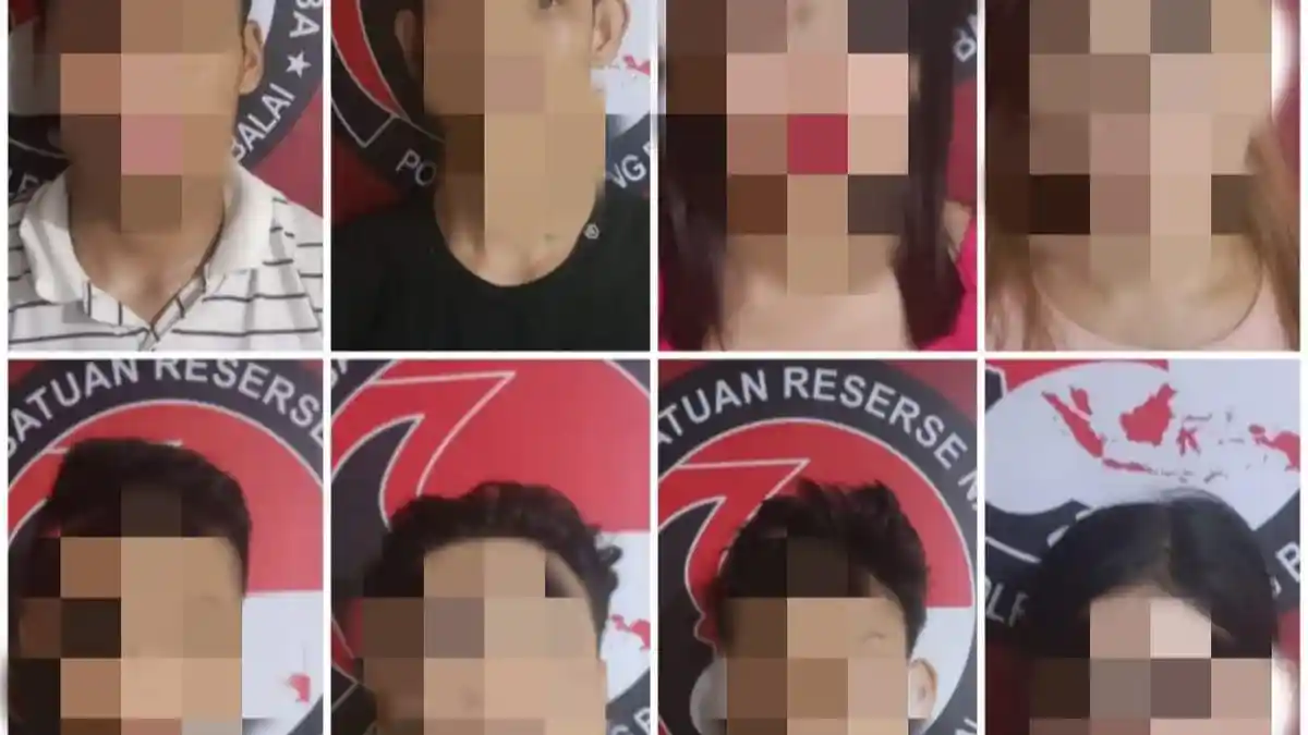 Polres Tanjungbalai Amankan 12 Pengunjung KTV Hotel Ts Beserta 7 Butir Ekstasi