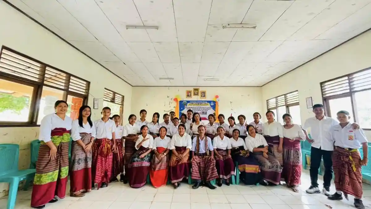 SMP Negeri As Manulea-Malaka Lepas Lulusan Angkatan ke-10 