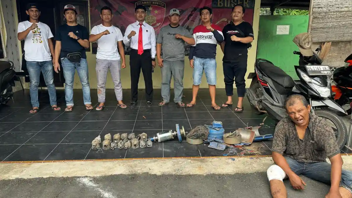 Lumpuhkan Pelaku, Tim Kelambit dan Tim Naga Bekuk Pencuri Meteran PDAM