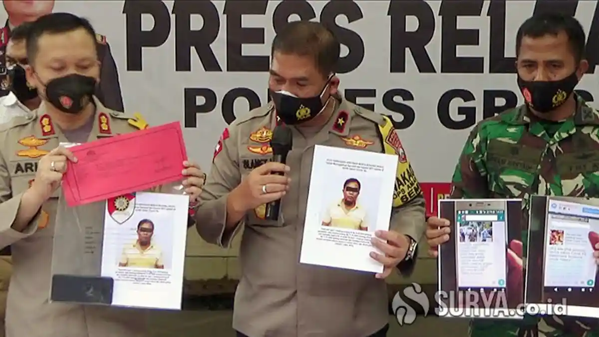 Penyebar Kabar Hoax Meninggalnya Kasdim 0817/Gresik Usai Divaksin Ternyata Napi Kasus Pembunuhan