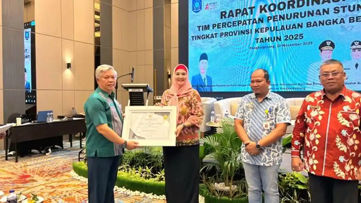 Pemkab Basel Raih Dua Penghargaan, Penurunan Stunting Tembus Predikat Terbaik I