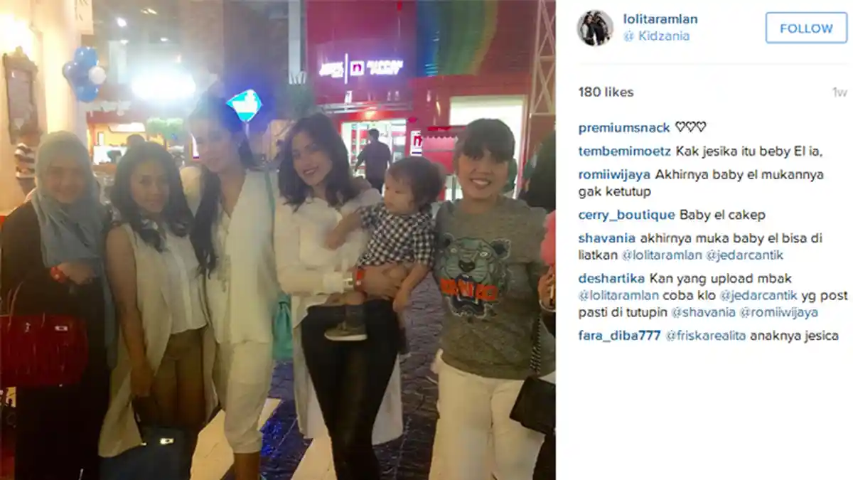 Lama Disembunyikan, Ini Lho Wajah Anak Jessica Iskandar