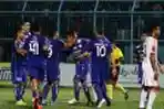 Samsul Arif Lakukan Selebrasi Usai Cetak Gol
