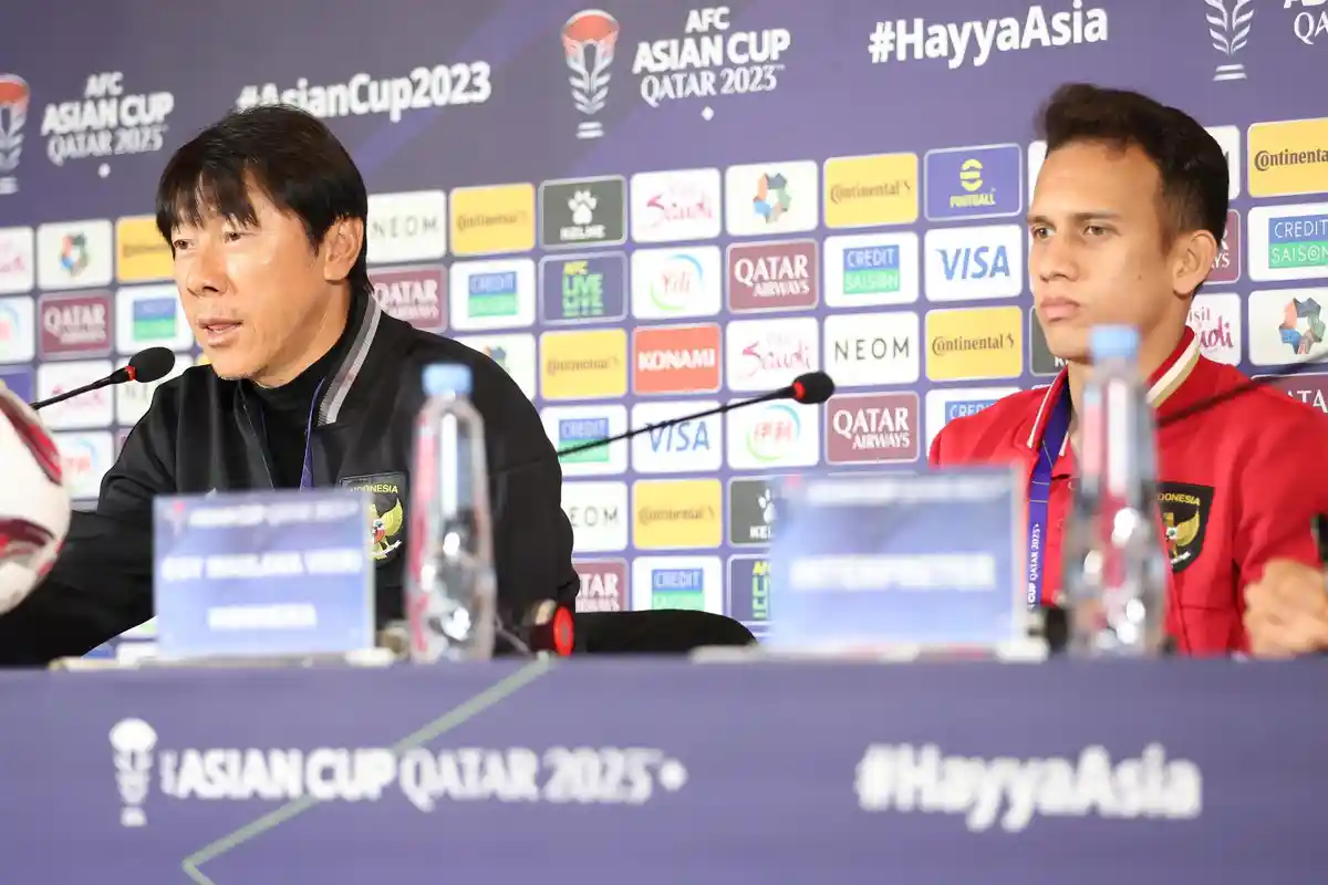 Timnas Indonesia vs Australia, Shin Tae-yong Berangan Jumpa Korsel di Perempat Final