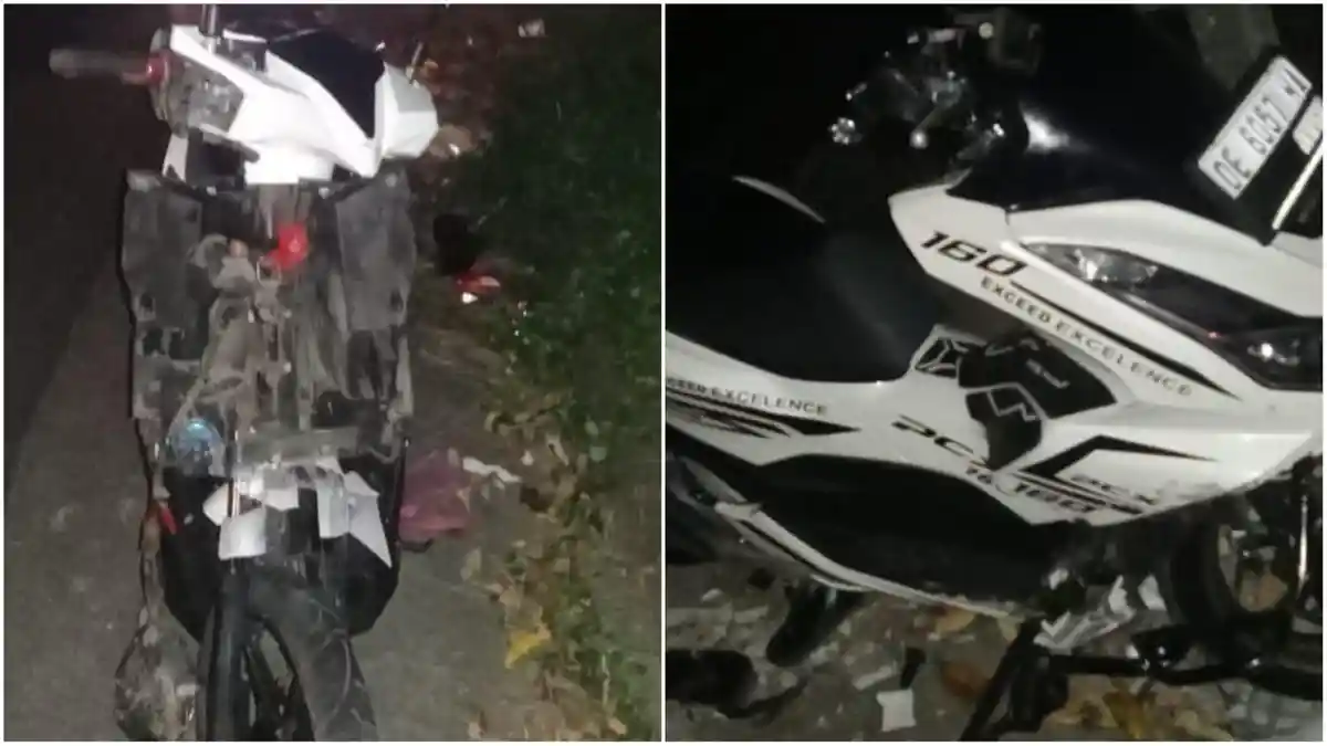 2 Motor Tabrakan di Tanjakan 2000 Ambon, Sepasang Suami Istri Dilarikan ke Rumah Sakit