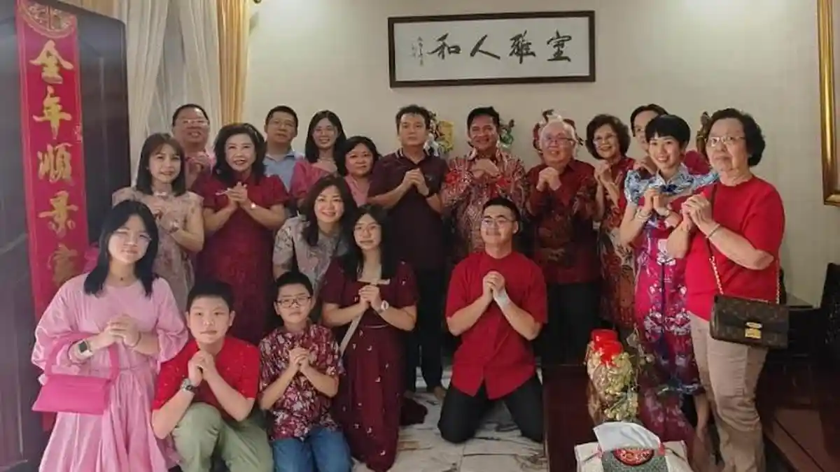 Perayaan Imlek di Rumah Tokoh Tionghoa Sumut, Indra Wahidin Hadirkan Tamu Lintas Agama