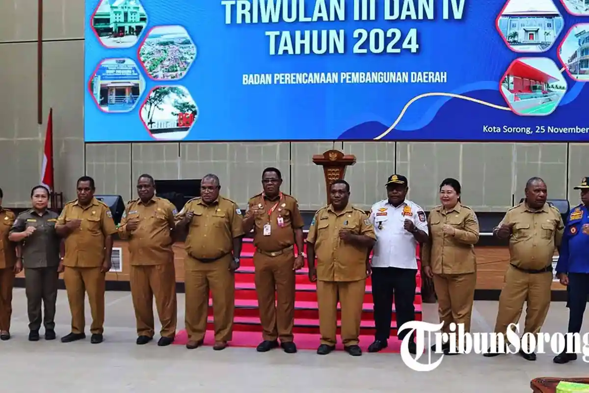 Rincian Capaian Fisik dan Keuangan Triwulan III dan IV di Pemkot Sorong Papua Barat Daya